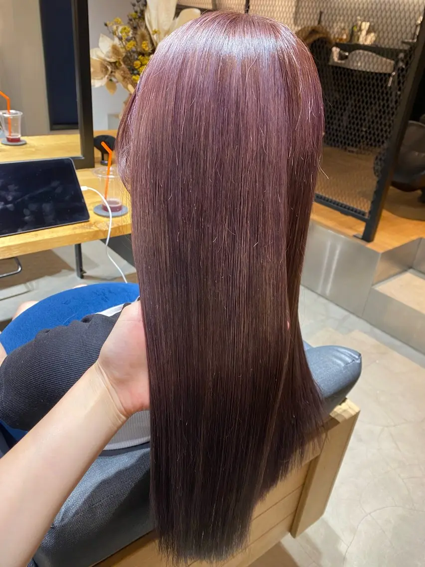レディースカット+ブリーチ+カラー+トリートメント(ロング料金あり)の写真