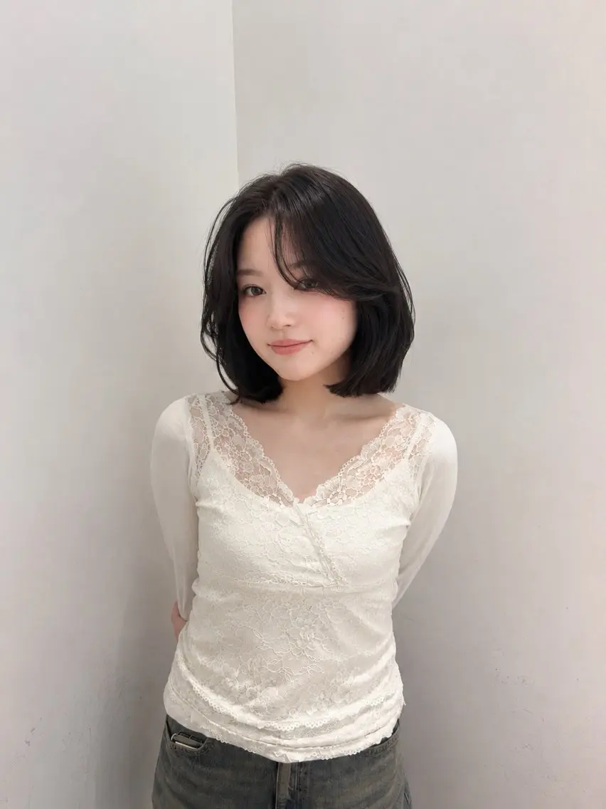 ショート カラー カット ヘアカラー トリートメント ブリーチなしWカラー ／レイヤー🎀マリノのヘアスタイル