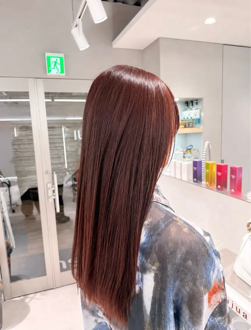 ロング カラー カット ヘアカラー 松戸レイヤーカット 塚原悠斗のヘアスタイル