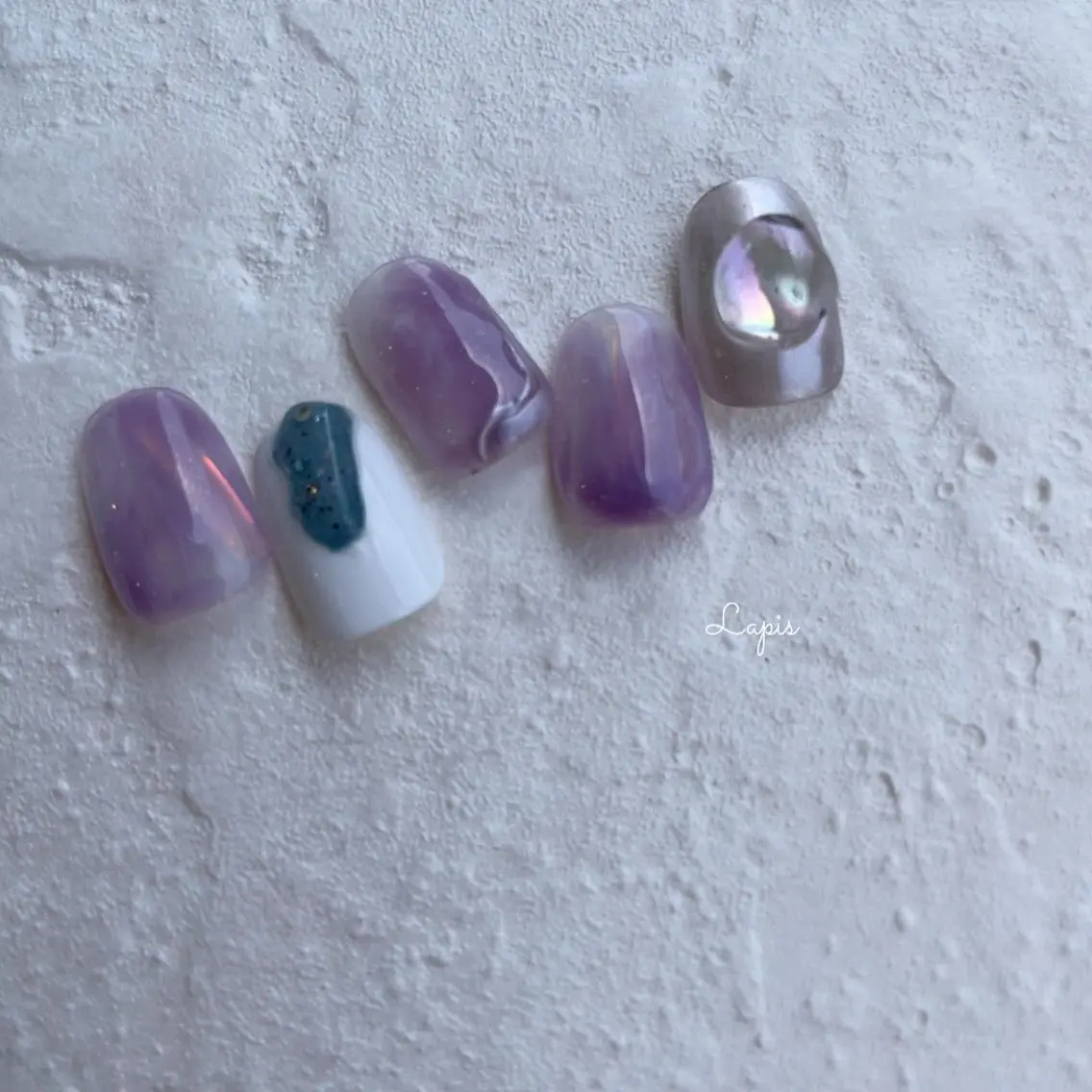 ネイル ハンドネイル Lapis *のネイルデザイン