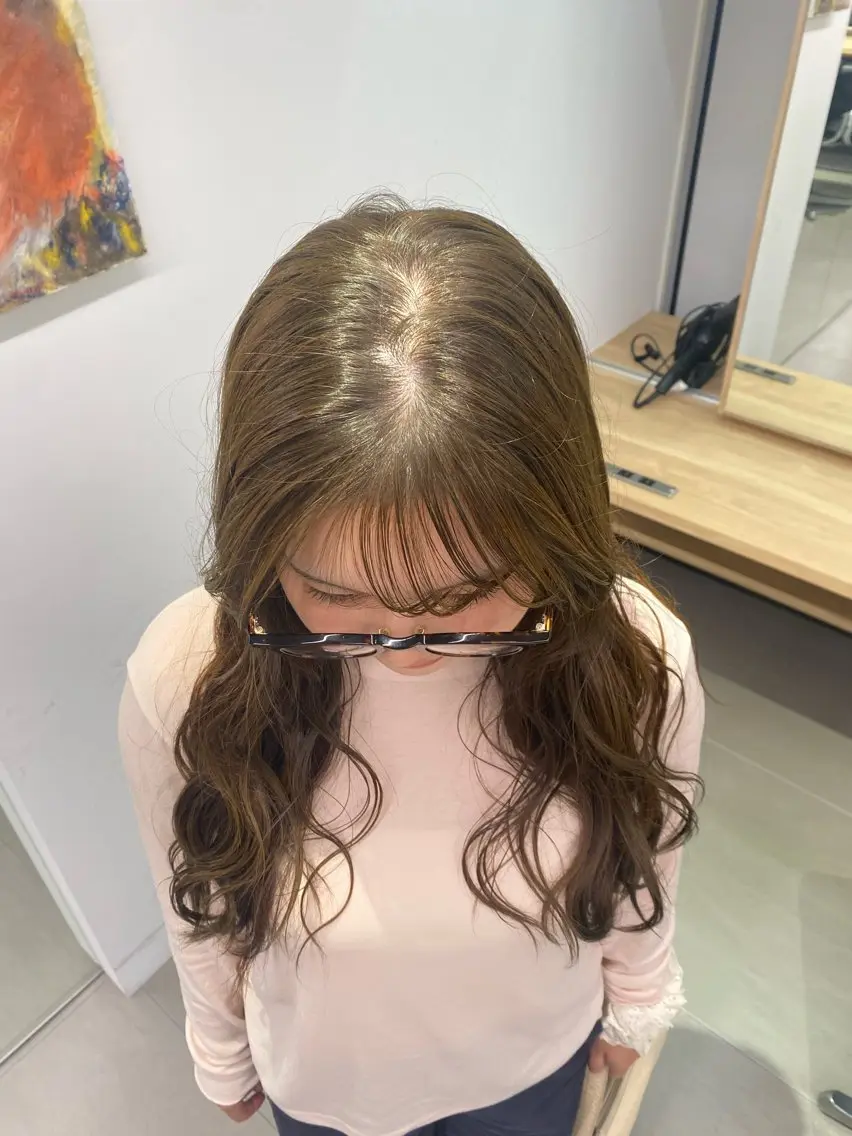 ロング カラー ヘアカラー トリートメント Lomalia／ yuzuki🤎ᐩᕀのヘアスタイル