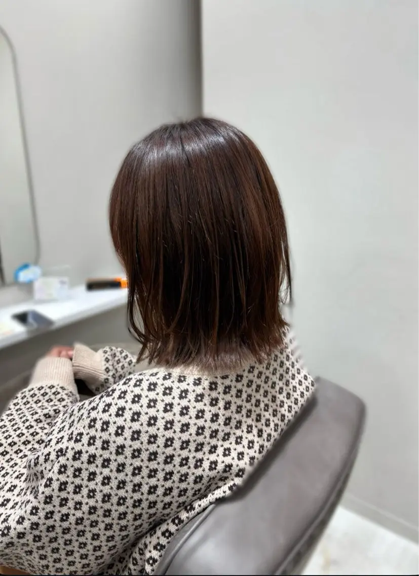 ミディアム ボブレイヤー ボブ レイヤーカット 🌿髪質改善/レイヤ ー🌿ひかるんのヘアスタイル