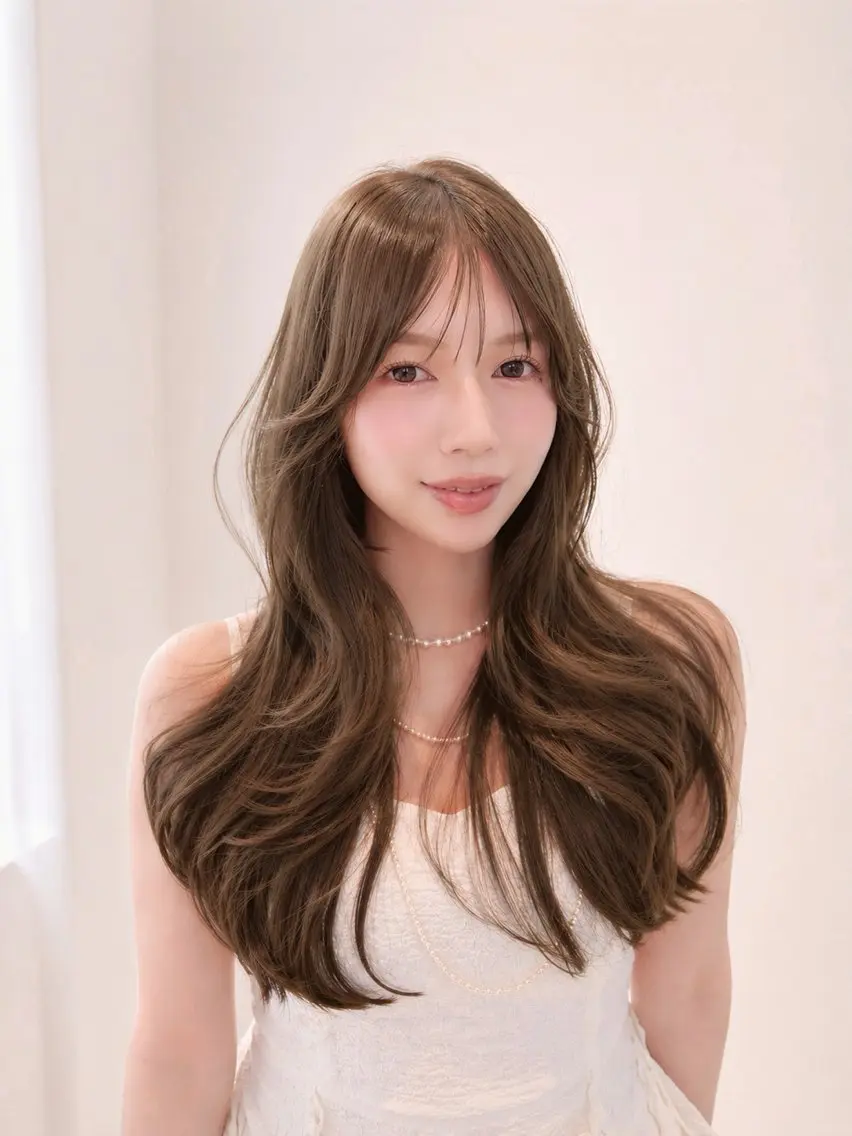 セミロング oto🤍×美髪× ゆるふわレイヤーのヘアスタイル