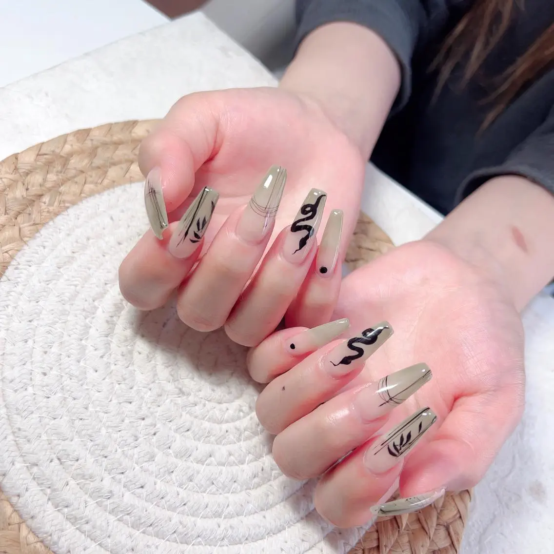 ネイル ハンドネイル M 🌷Nail 長さだし専門店のネイルデザイン