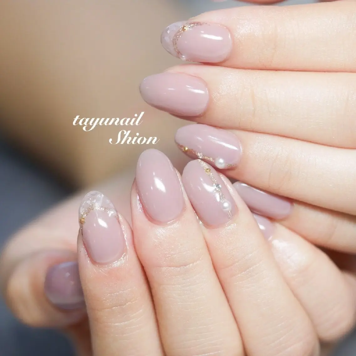 ネイル フレンチネイル ジェルネイル パラジェル ネイルサロン 【たゆnail】のネイルデザイン