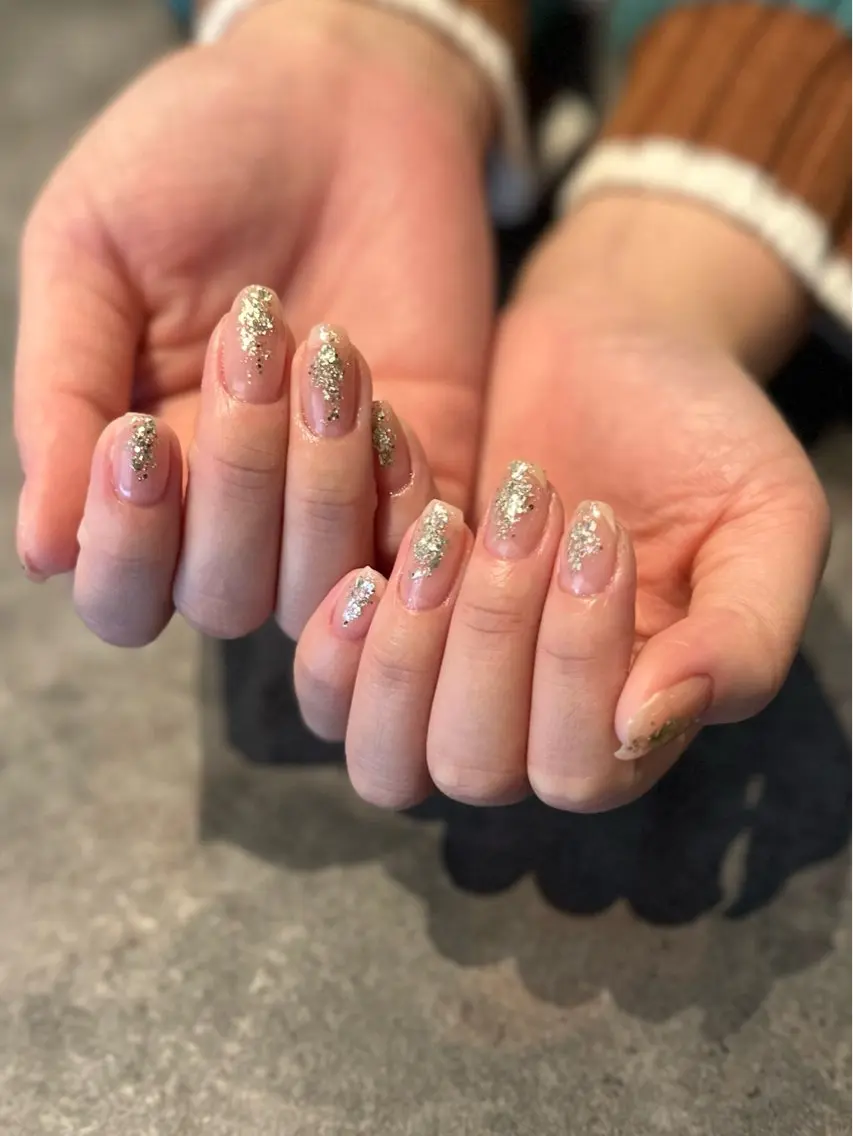 ネイル フレンチネイル マグネットネイル 大理石ネイル(マーブル) ミラーネイル ニュアンスネイル nail salon amanoのネイルデザイン
