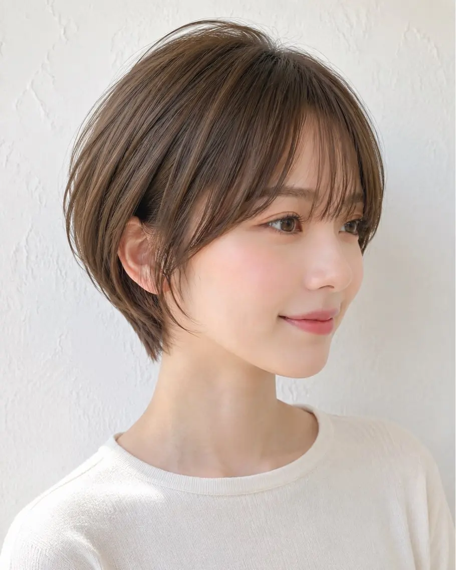 【ショートヘア】無料カットモデルの写真