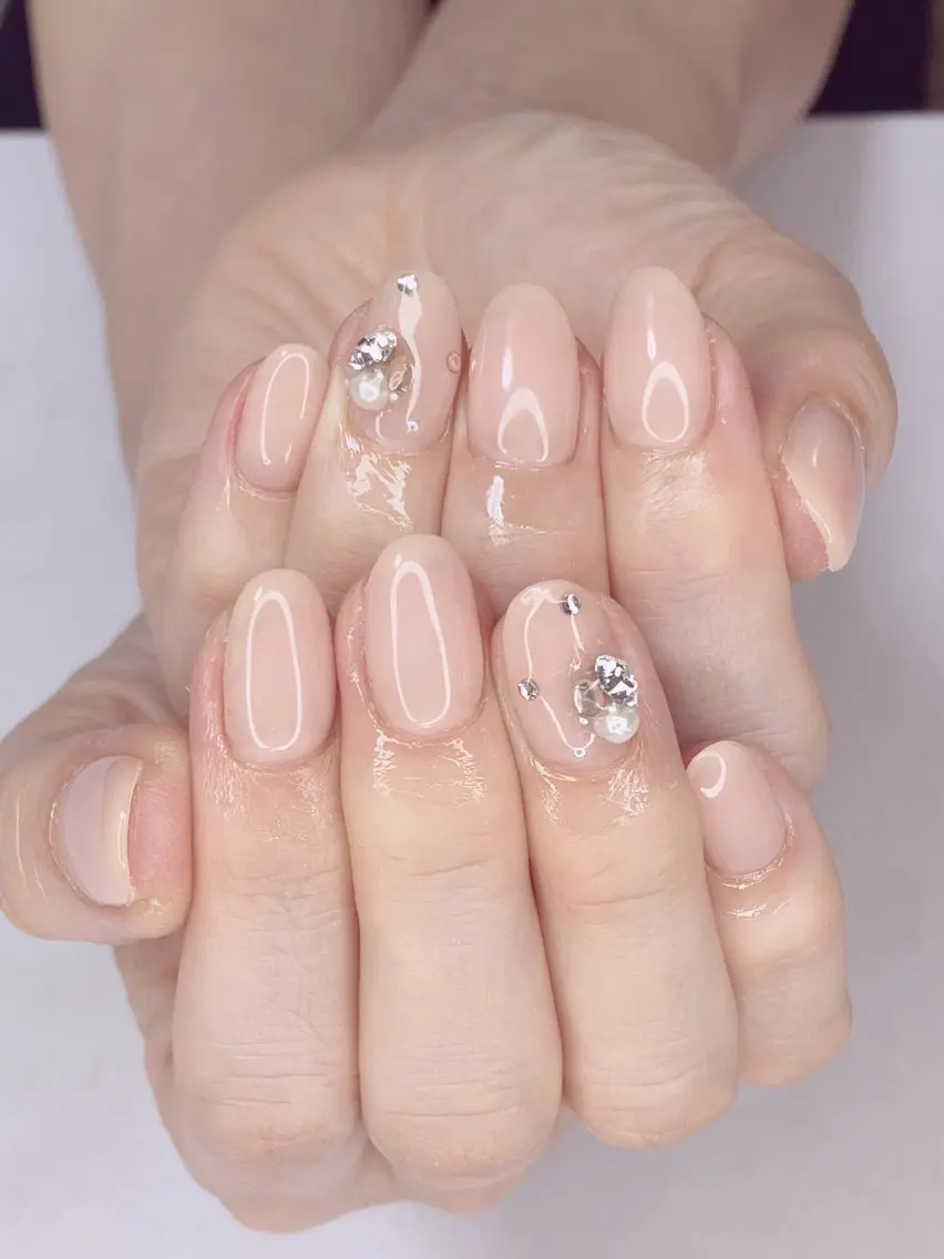 ネイル アートネイル オーロラネイル 桜ネイル クリアネイル フットネイル Nail Salon ertiのネイルデザイン