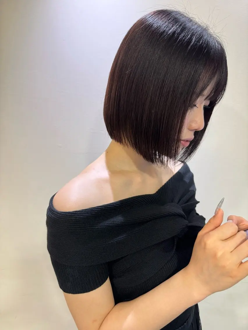 ミディアム ボブ カット 🐥Homie/ yuna🐥のヘアスタイル