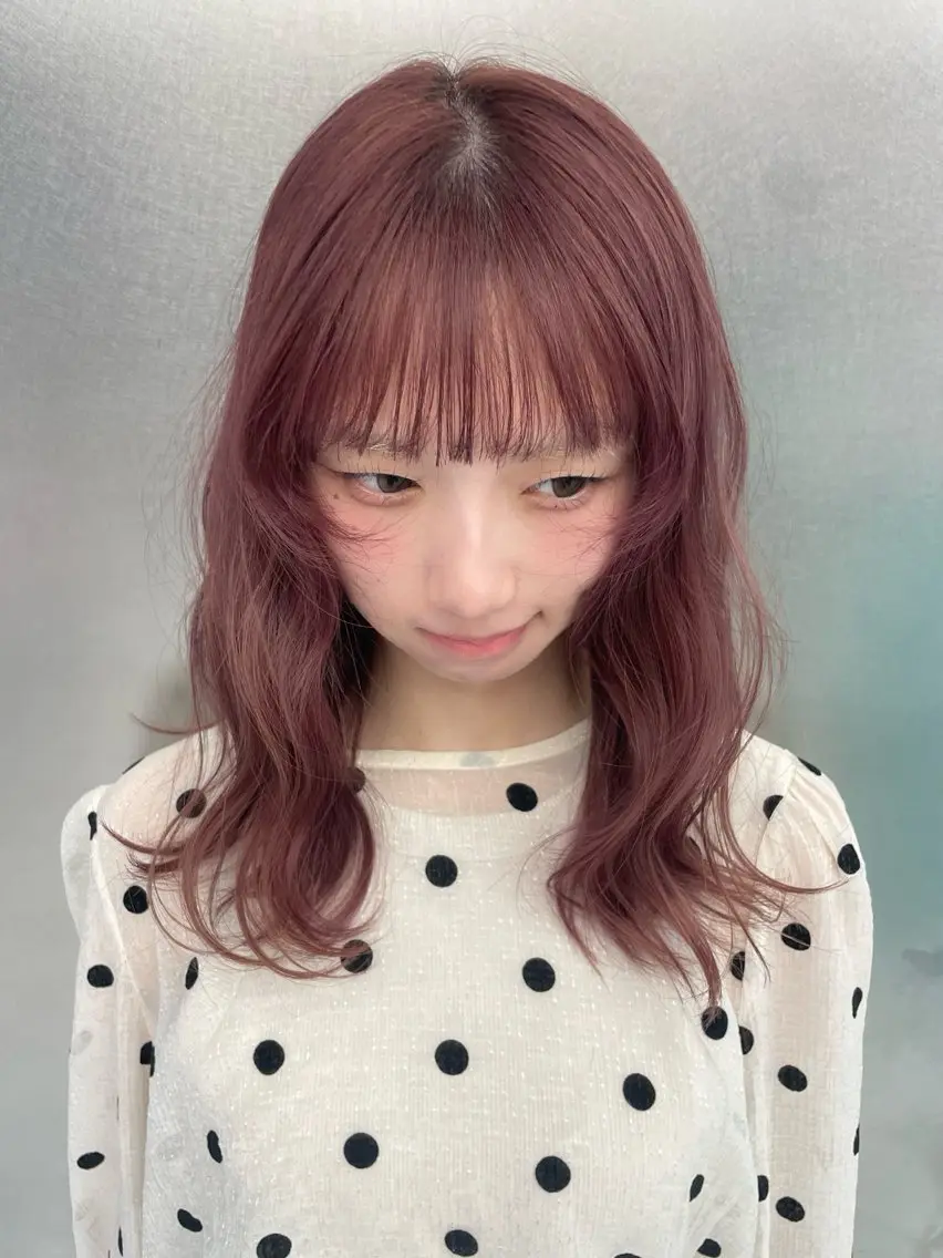 ミディアム ヘアカラー 透明感カラー👗 / コハルのヘアスタイル