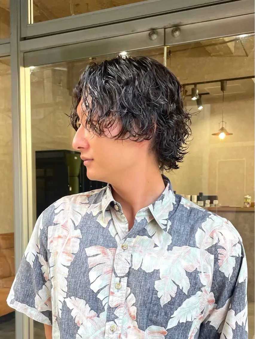 パーマ メンズ ✂︎メンズ特化船橋 パーマ優希のヘアスタイル