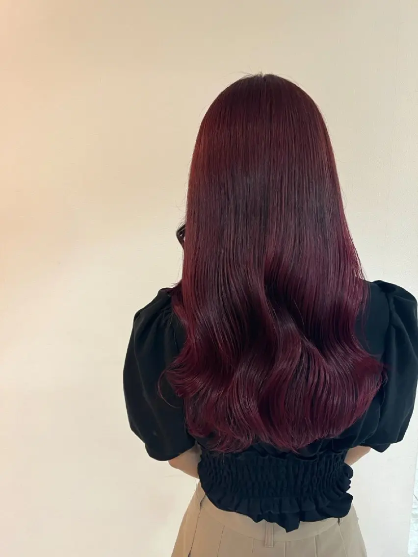 ロング ヘアカラー Riko🩶仙台｜ 縮毛×艶髪🫧のヘアスタイル
