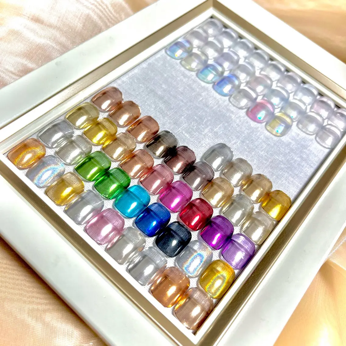 ネイル オーロラネイル ミラーネイル Fairy Nailのネイルデザイン