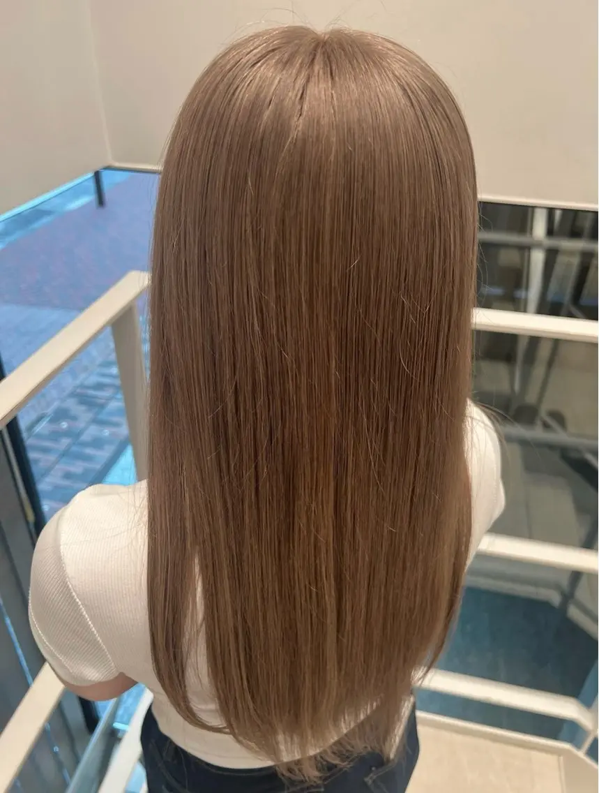 ロング ヘアカラー トリートメント 髙橋 あまねのヘアスタイル