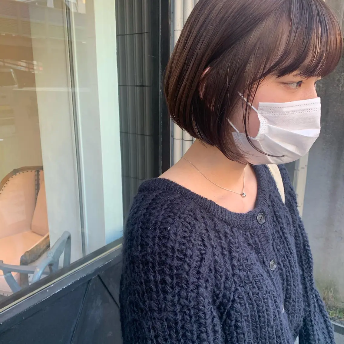 ショート SAKINO ベージュカラーのヘアスタイル