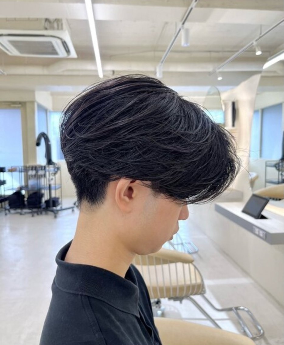 パーマ メンズ パーマ 重松 丈博のヘアスタイル