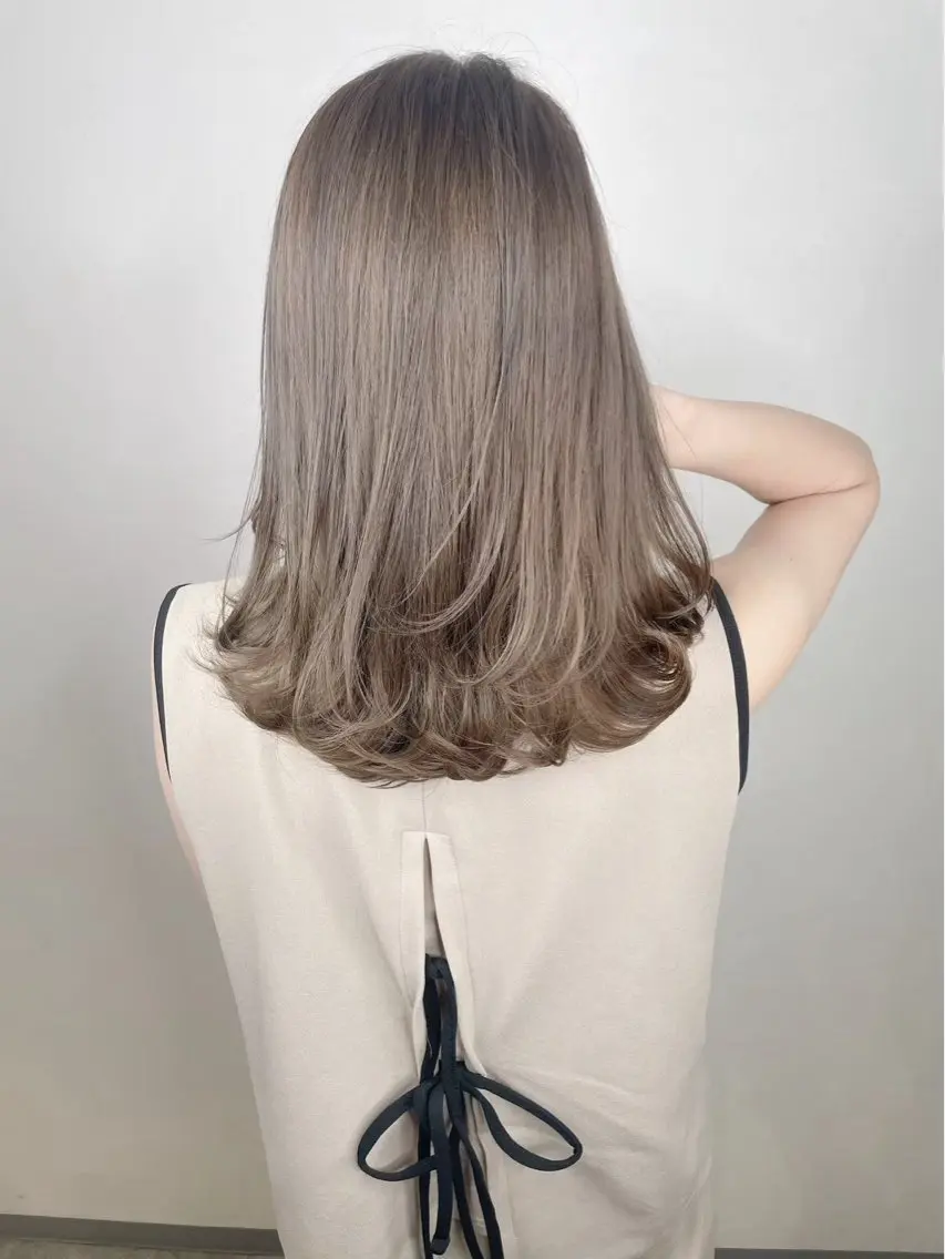 セミロング カット ヘアカラー BUCKS【天王寺】 バックス【駅30秒】のヘアスタイル