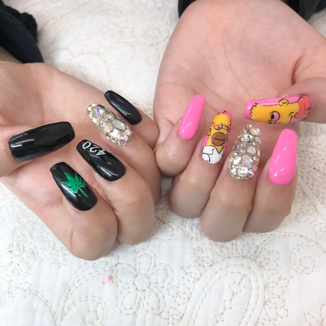 ネイル ハンドネイル フットネイル 🎀AYAKO 🎀中韓ネイルのネイルデザイン