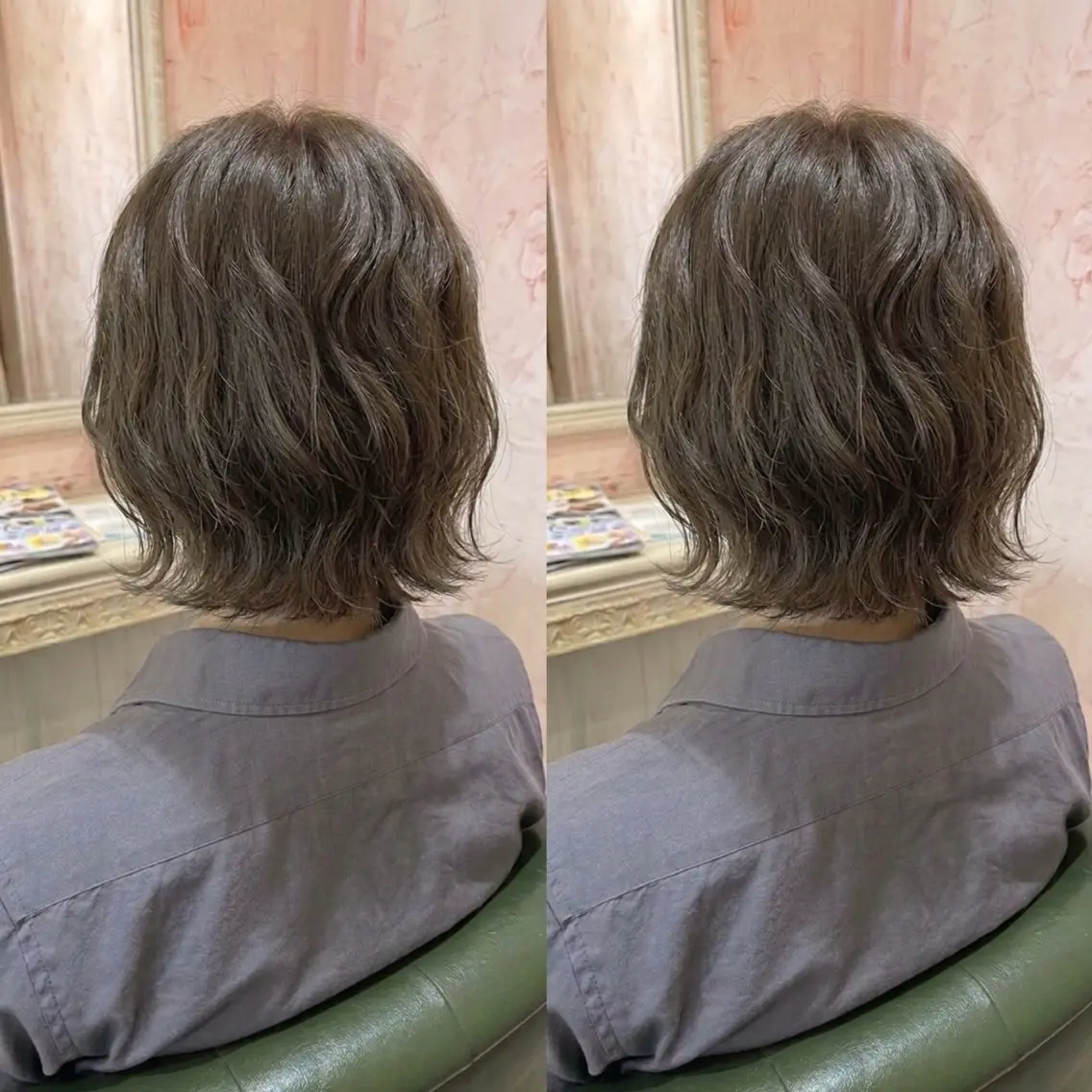 ショート ヘアカラー おおやま たくみのヘアスタイル
