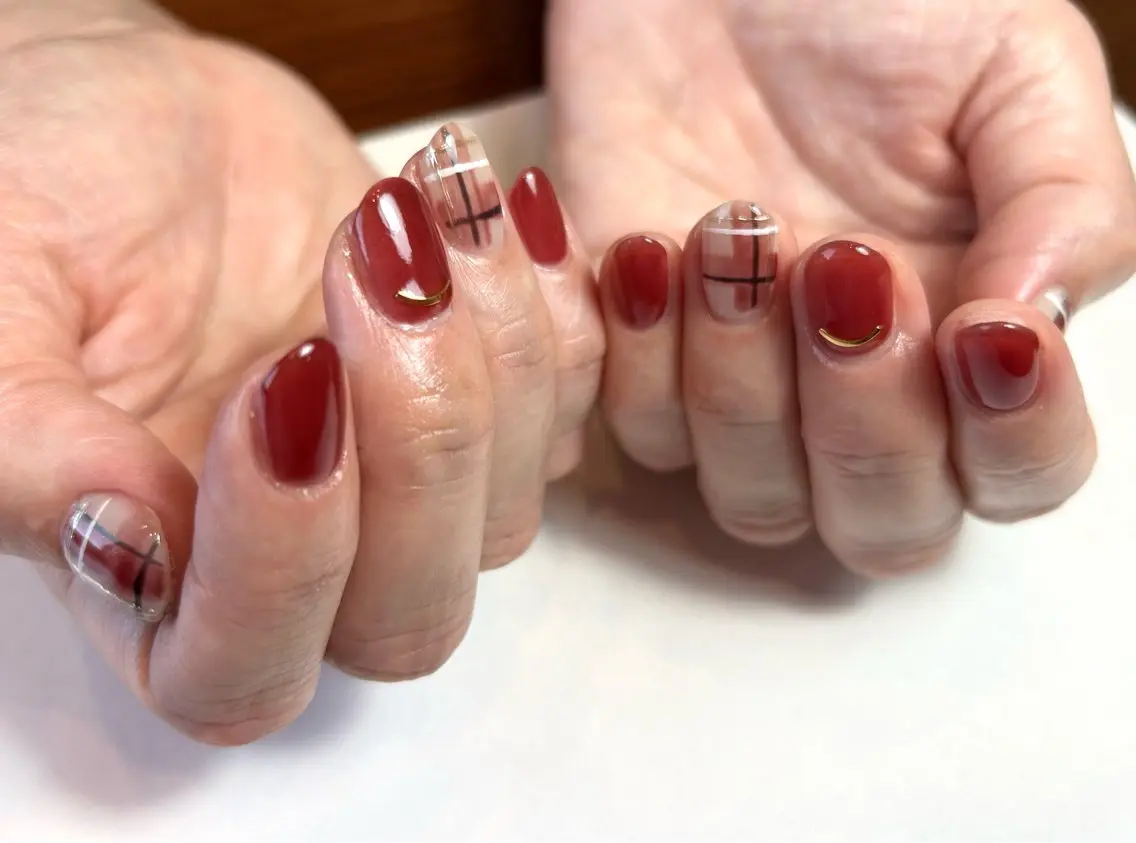 ネイル ミラーネイル 夏ネイル ハンドネイル le_rire _nailのネイルデザイン