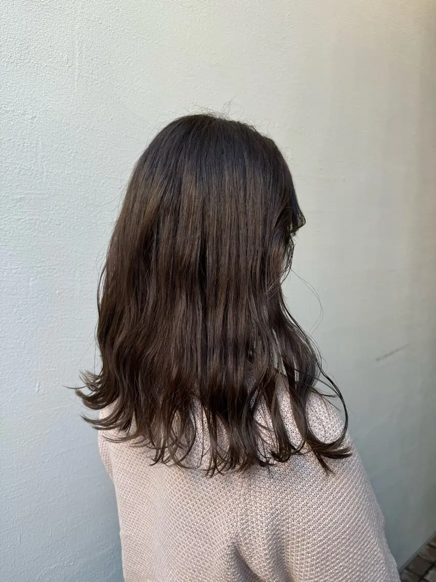 セミロング 🎀Natsumi /暖色カラー🎀のヘアスタイル