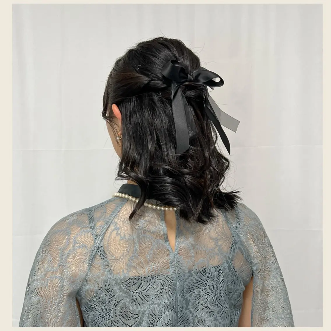 ヘアアレンジ ハーフアップ ヘアセット 川崎ヘアメイク🪞 CHATEAUのヘアスタイル