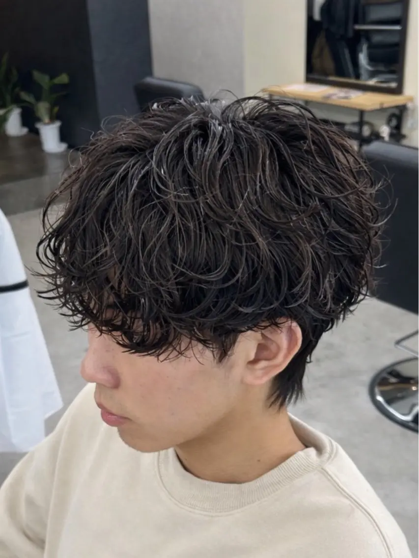 【フルコース】🔥カット+パーマ+5ステップトリートメント+ヘッドスパ（30分）の写真
