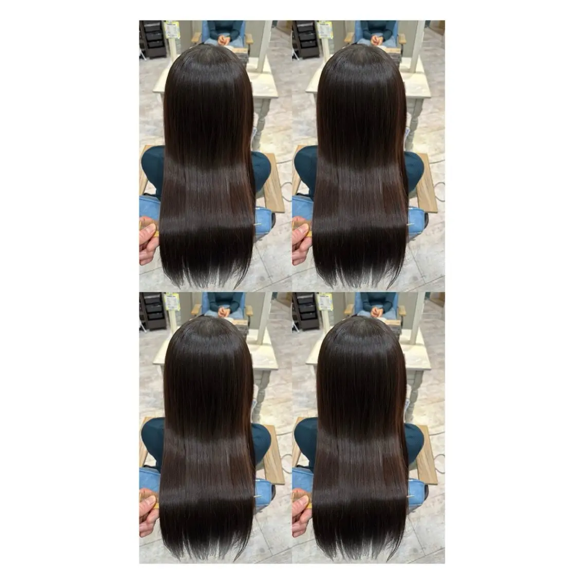 ロング カラー 透明感カラー 髪質改善 縮毛矯正 トリートメント カット ヘアカラー トリートメント 店長✨レイヤー✖️ 髪質改善✖️韓国ヘアのヘアスタイル