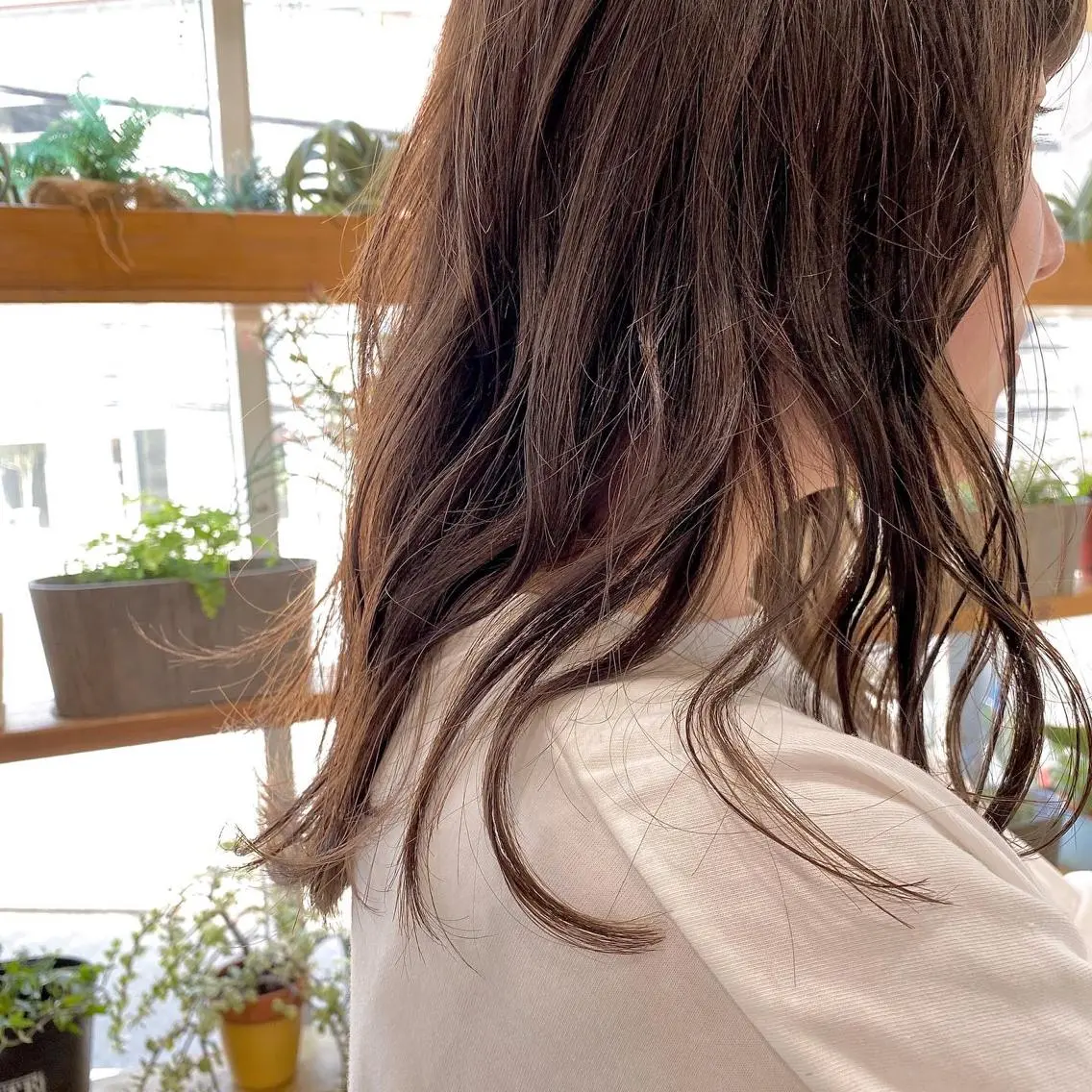ミディアム カラー ヘアアレンジ 【ダメージレス施術】 【透明感】北村 拓也のヘアスタイル