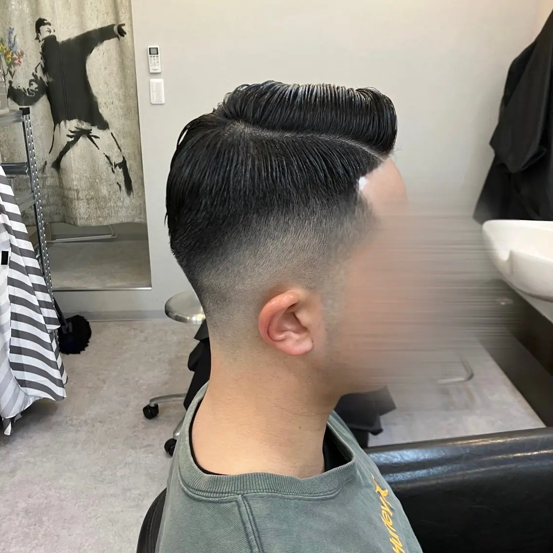 メンズ フェードカット Back  bone barberのヘアスタイル