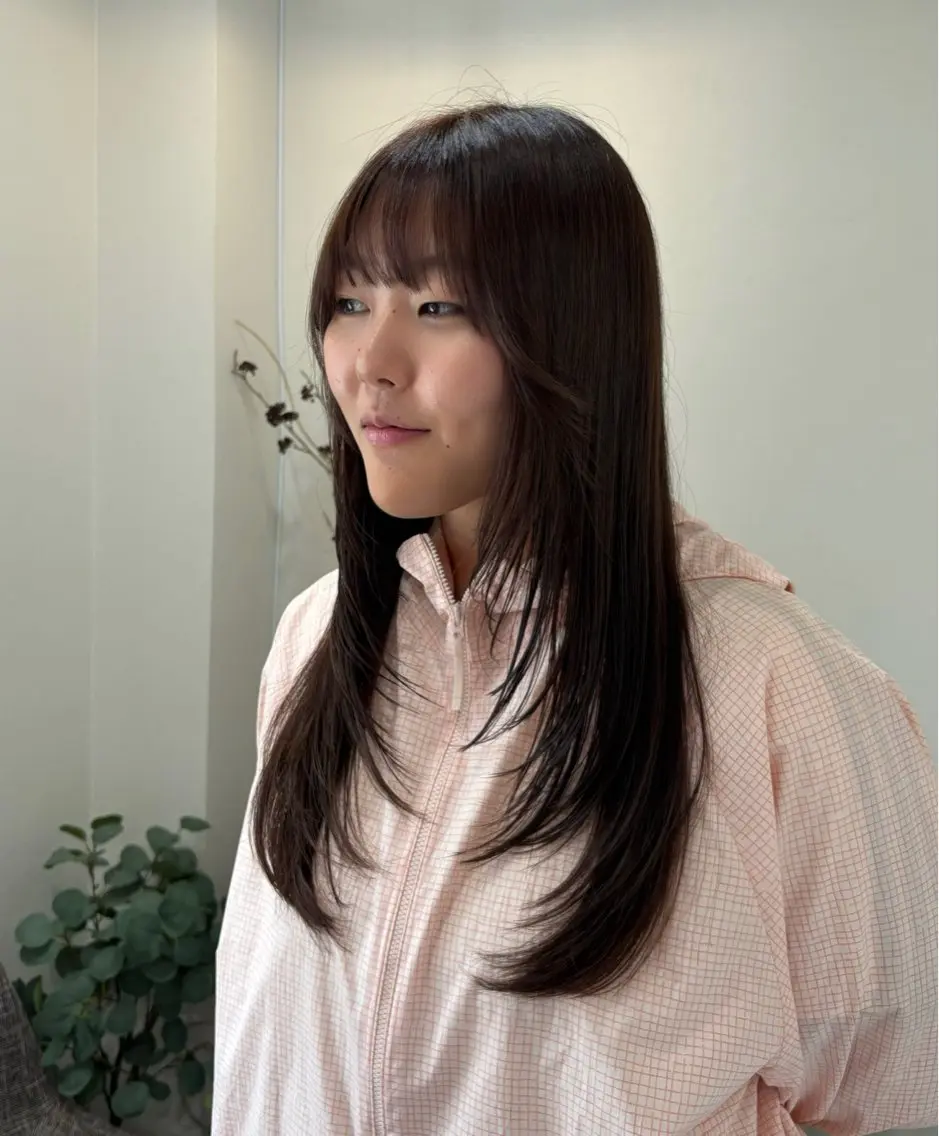 ロング カット ヘアカラー トリートメント ROCCA hair Manamiのヘアスタイル