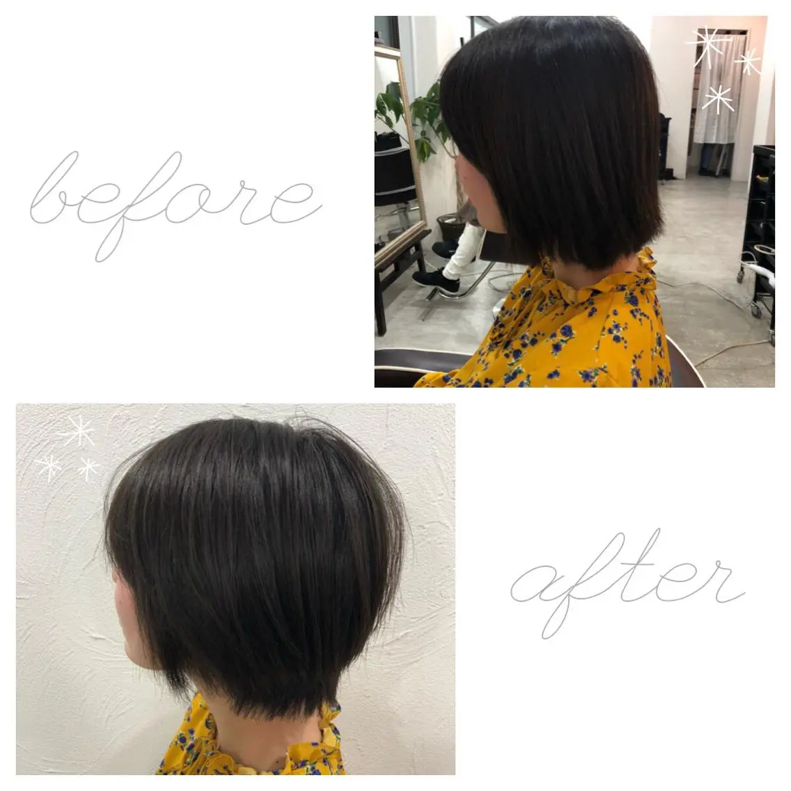 ショート ボブ ショートヘア 植野/新宿 高田馬場のヘアスタイル
