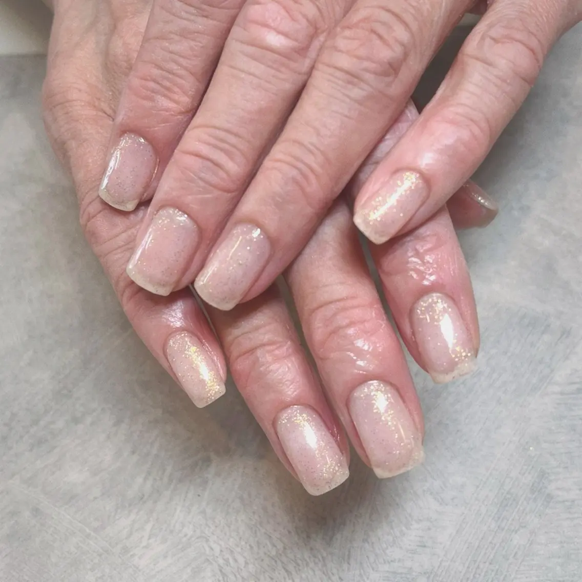 ネイル ラメ(グリッター) ワンカラーネイル ハンドネイル nail patio 新越谷 yukiのネイルデザイン