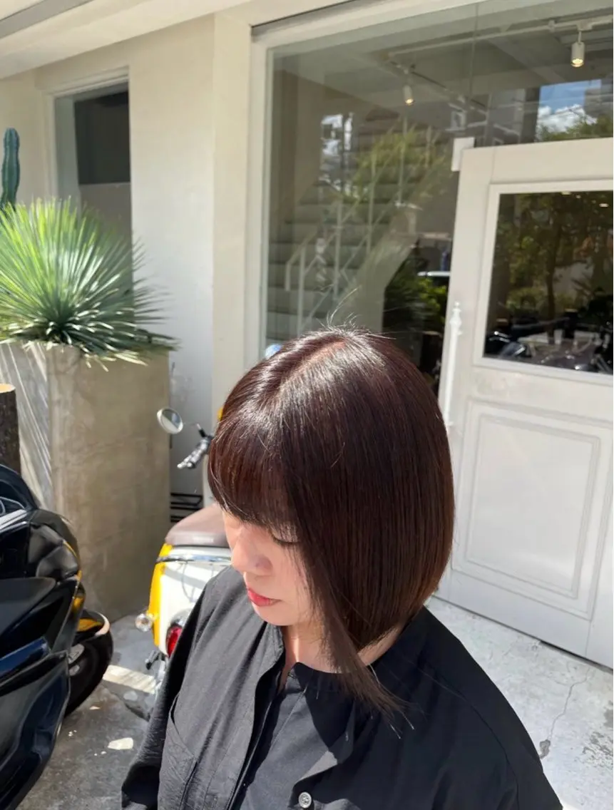 カラー TIDE HAIR 未空のヘアスタイル