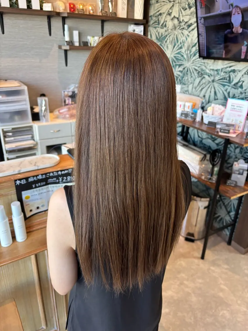 ロング ヘアカラー 艶カラー🩰矯正🪄 marina🕯️のヘアスタイル