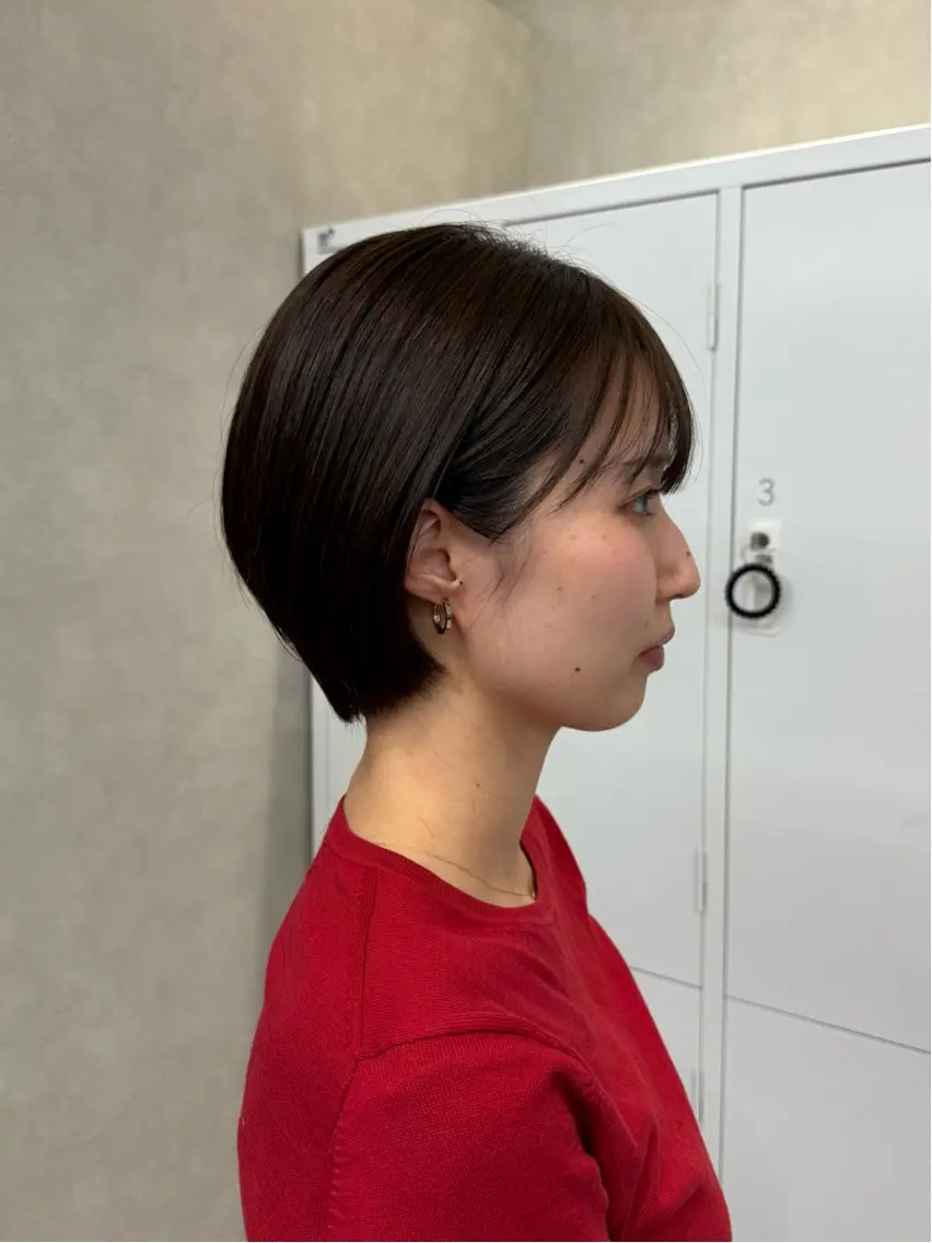 ショート ショートヘア カット トリートメント ニシカワ ユズミのヘアスタイル