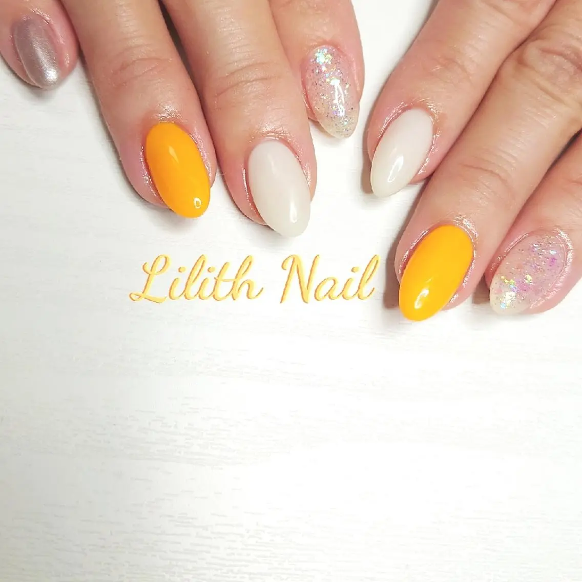 ネイル ワンカラーネイル 春ネイル ハンドネイル Lilith Nailのネイルデザイン