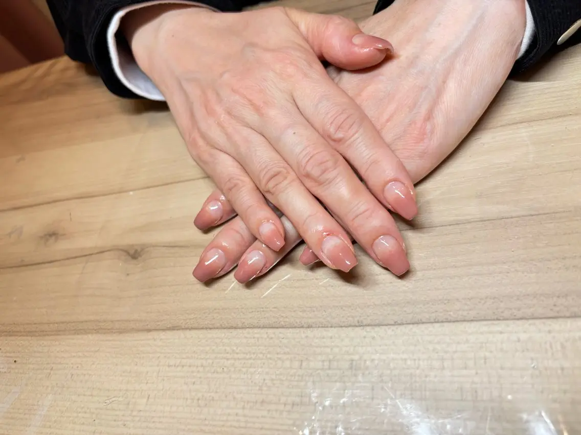 ミニモ限定ハンドネイル(グラデーション)オフ込みの写真