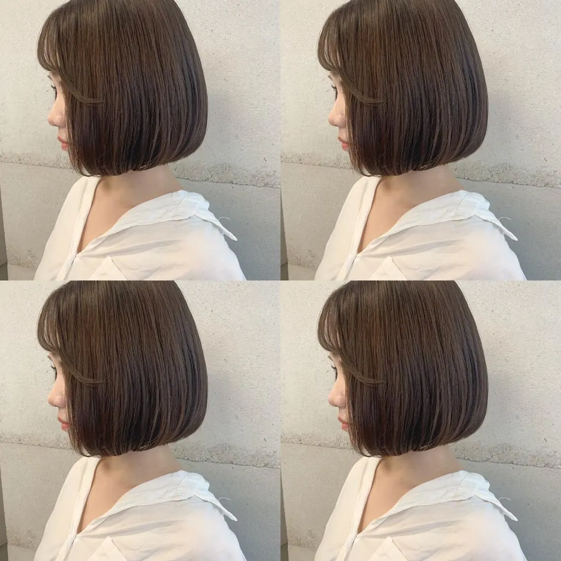 ショート カラー 透明感/オリーブ/ グレージュ/YUKAのヘアスタイル