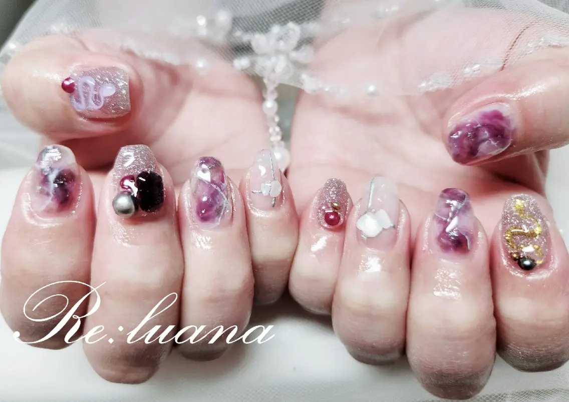ネイル ハンドネイル Re:luana  nailのネイルデザイン