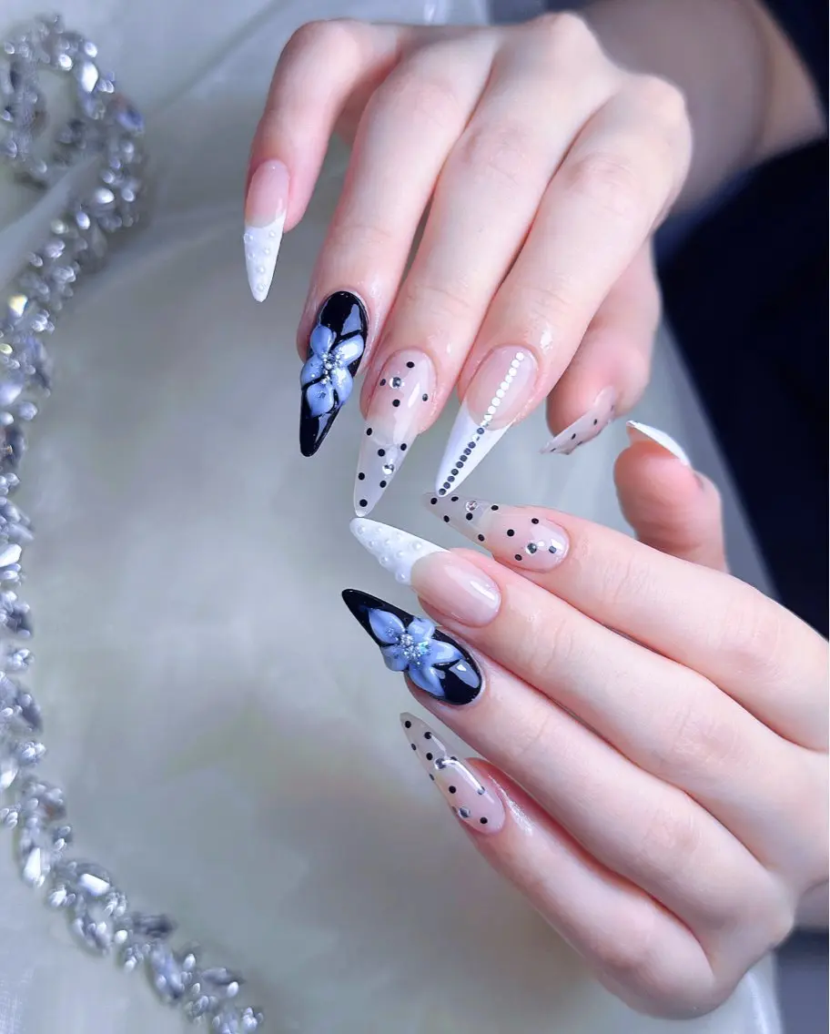 ネイル キラキラネイル マグネットネイル ぷっくりネイル 春ネイル ワンホンネイル ハンドネイル Candy Nailのネイルデザイン
