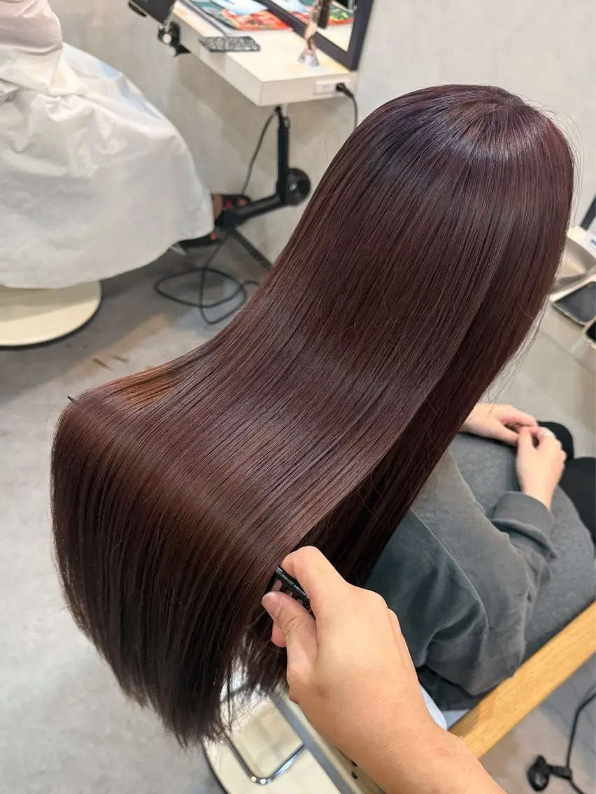 ✨98.6%ダメージレス最高峰ケアブリーチ✨ケアブリーチ＋ケアカラー【ロング料金M+¥1,500 / L+¥3,000】の写真