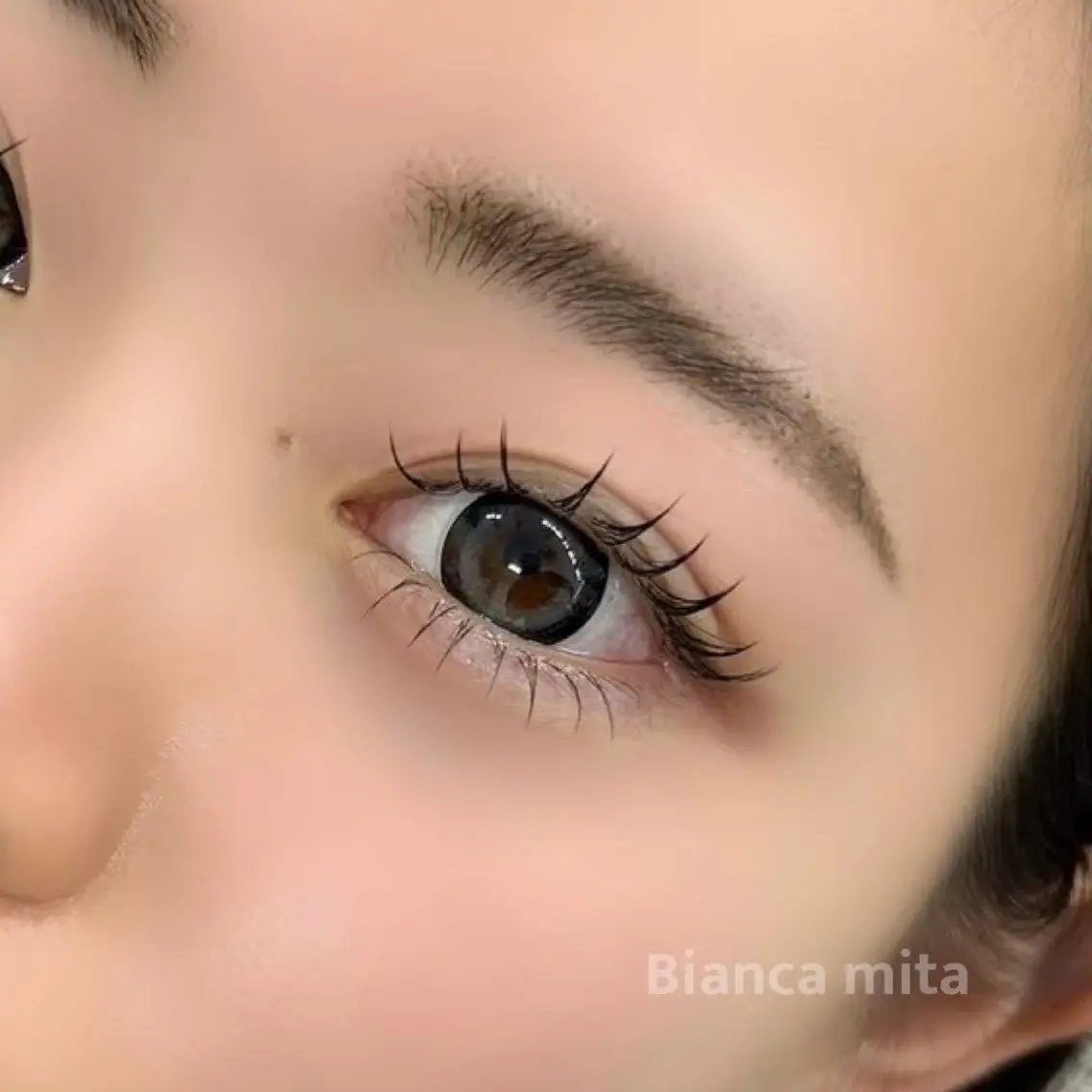 マツエク・マツパ ナチュラル 下まつげエクステ マツパ BIANCA セイナのマツエク・マツパデザイン