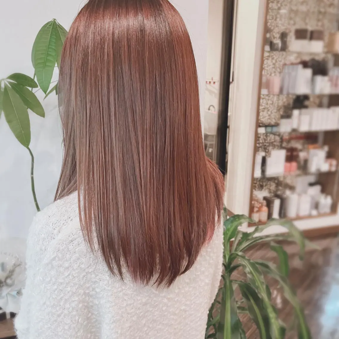 ロング カラー ベージュカラー ピンクカラー ピンクベージュ 大島 智志のヘアスタイル