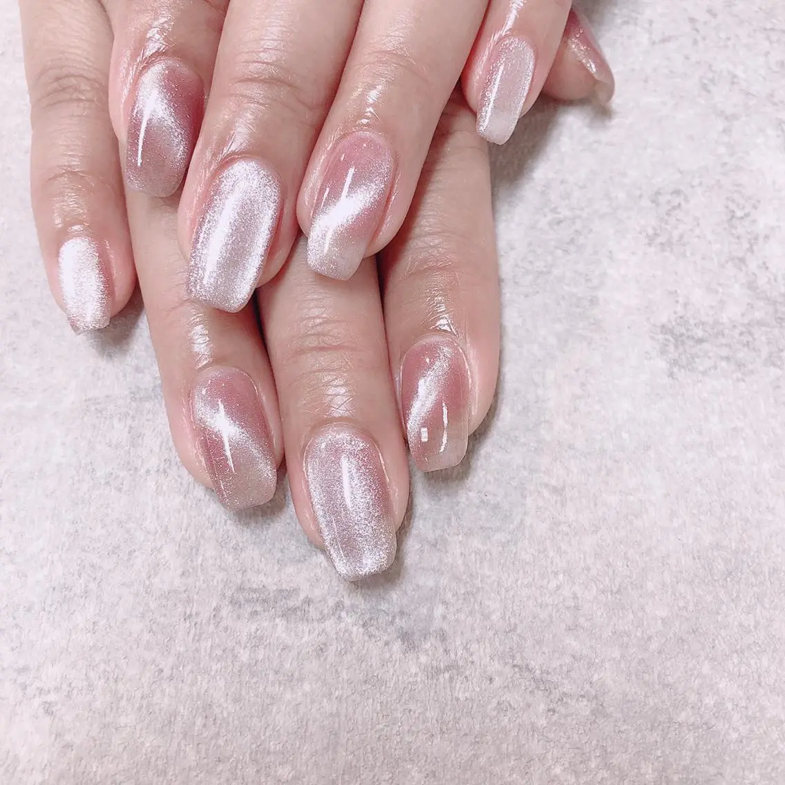 ネイル マグネットネイル ワンカラーネイル ハンドネイル ハンドケア FASTNAIL PLUS 新宿店のネイルデザイン