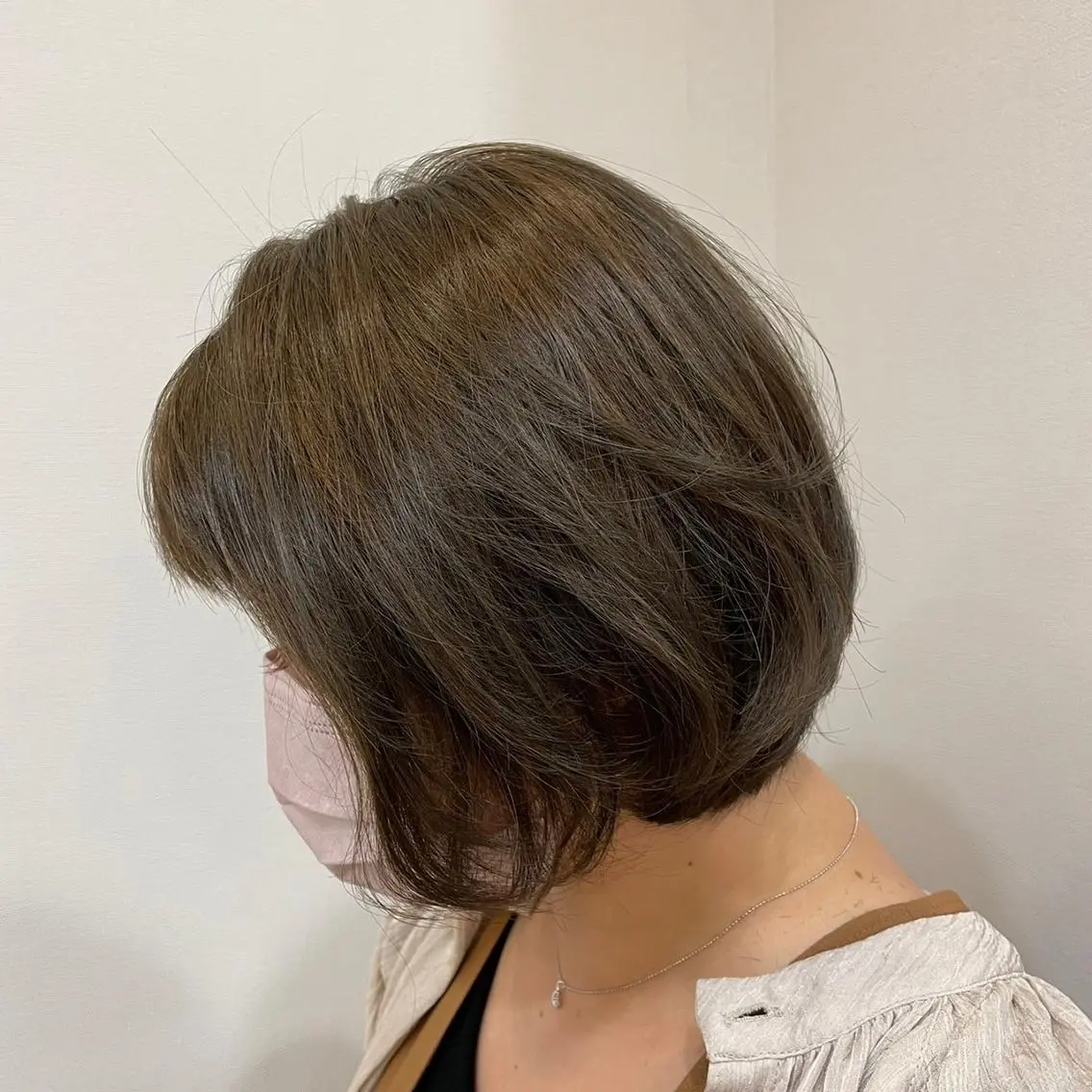 ミディアム ハイライト Hair&Cafe Matty’sのヘアスタイル
