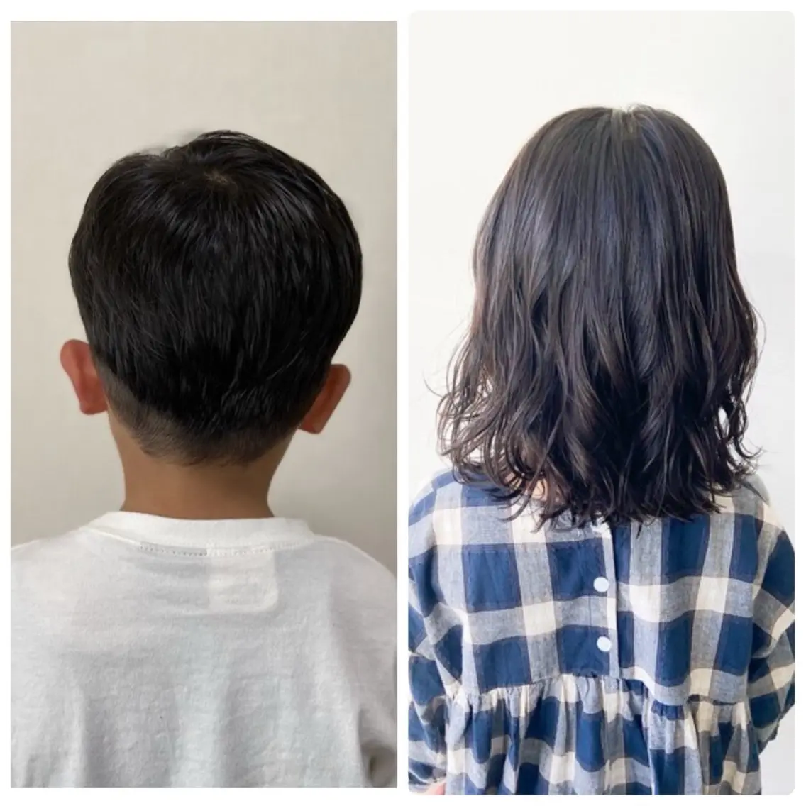 キッズ 安田 里奈のヘアスタイル