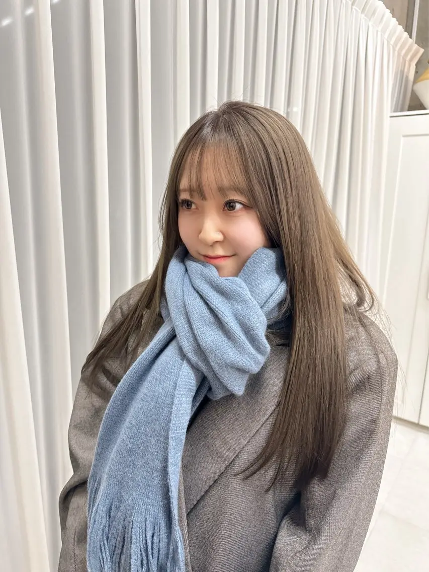 セミロング うる艶ヘア♡韓国好き 透明感　shotaのヘアスタイル