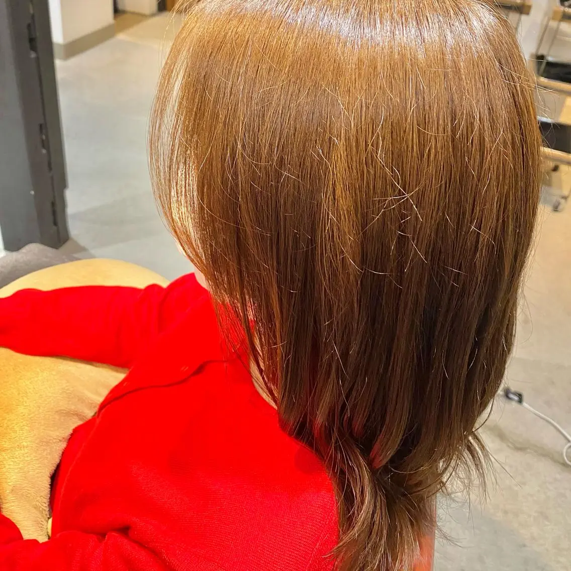 カラー ブリーチ 【novem】 serenのヘアスタイル