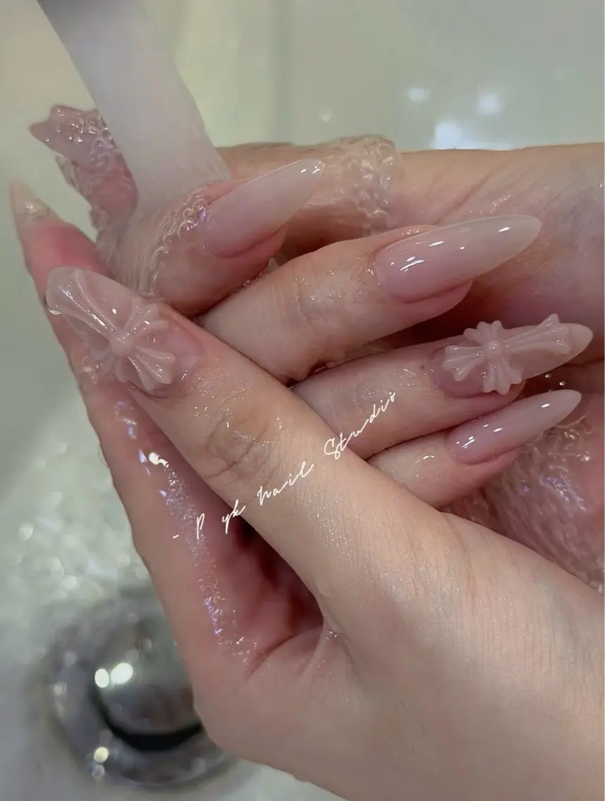 ネイル 韓国ネイル 持ち込み ニュアンスネイル ネイルチップ ハンドネイル Doraemi ANA.CHUOのネイルデザイン
